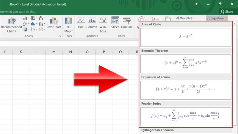 Tạo công thức trên Excel